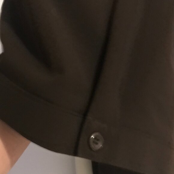 Ninety Woman dress pants in chocolate brown, size 20, zipper/button front. - Picture 6 of 10